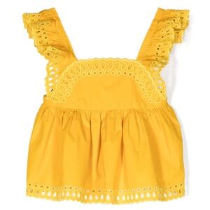 STELLA MCCARTNEY - ANGLAISE SLEEVELESS TOP IN YELLOW